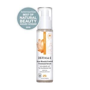 DERMA E Acne Blemish Control Treatment Serum, 2 fl oz Exp 7/24